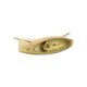 Three Vintage Sailboat Figurines Brass Minimalist Boat Sixties 11cm