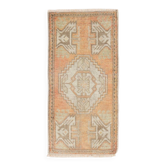Vintage Accent Rug. Wool Turkish Seat Cover. Rustic Kitchen Rug. Handmade Door Mat. Bath Mat