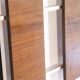 Danish teak and metal coat rack, 1960s