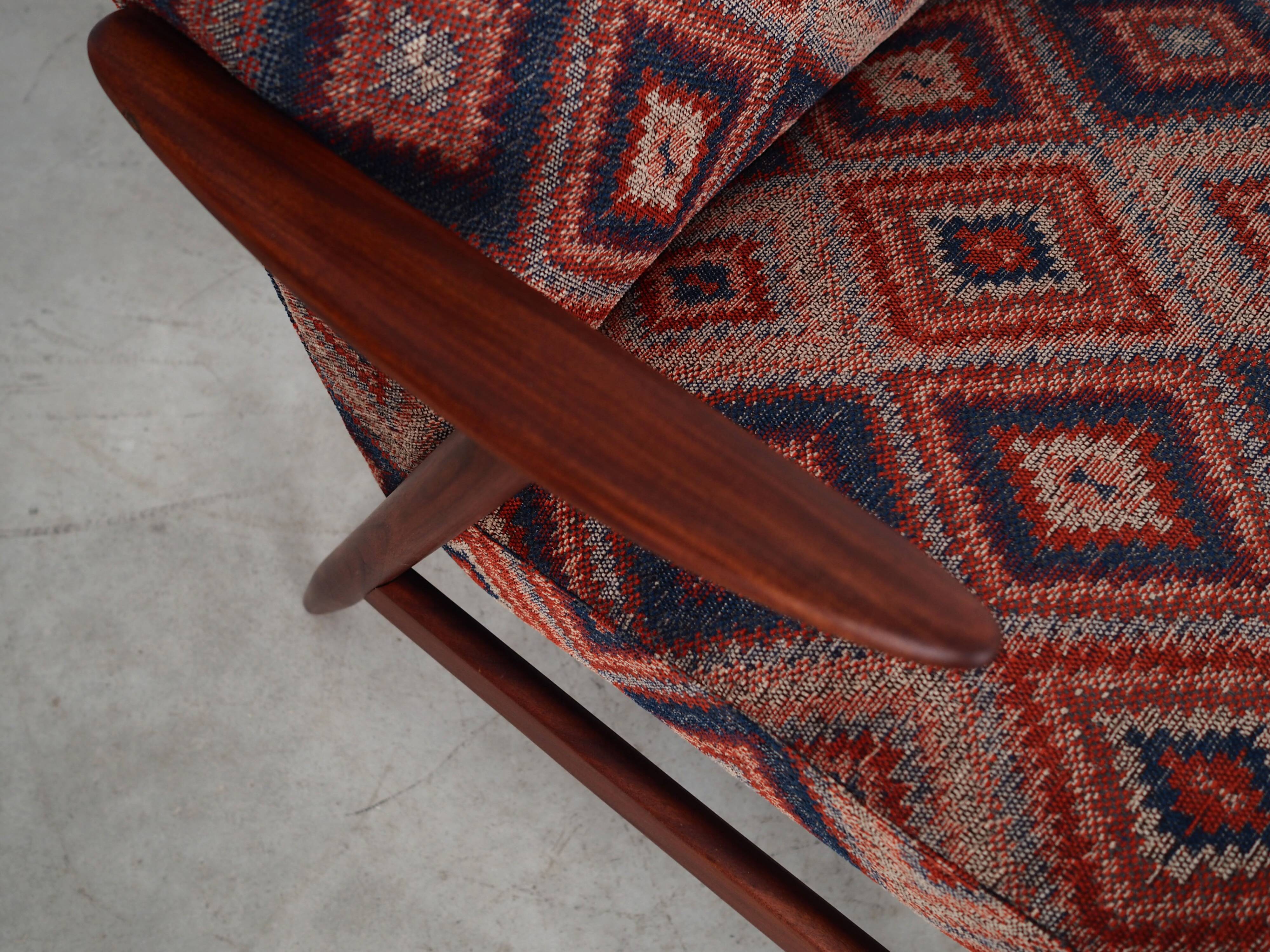 Teak armchair, Danish design, 1970s, production: Denmark