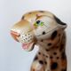 Vintage ceramic leopard, Italy 1970