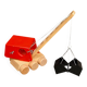 Wooden digger crane toy
