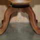 Chaise de capitaine Chesterfield victorienne en cuir