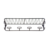 Vintage scoubidou coat rack