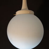 Frosted Glass Lamp Hanging Lamp from Limburg, 1970s