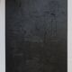 Black monochrome abstract painting by Bodasca