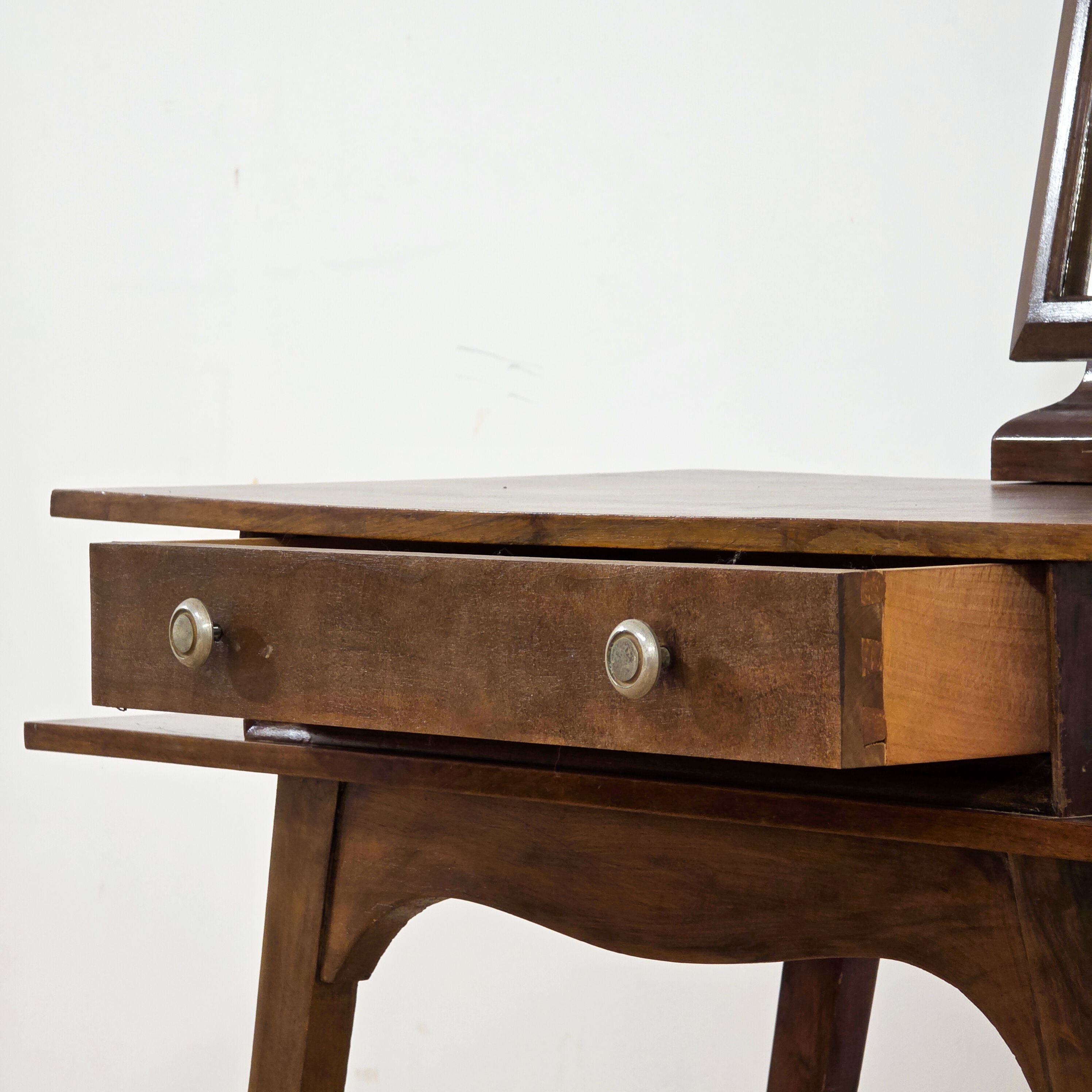 Solid wood Art Deco dressing table - 1930s