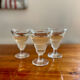 Verres à pieds à bistrot Duralex vintage