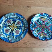 Assiettes murales décoratives peintes à la main Espagne