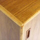 Scandinavian "Triple" teak bookcase, Breo, Oderljunga, Sweden, 1960