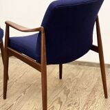 Two Mid-Century Modern Teak Armchairs by Hartmut Lohmeyer for Wilkhahn, 1950s
