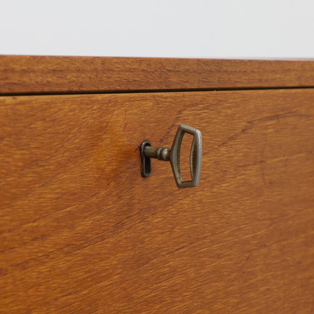 Commode à tiroirs vintage en teck, années 1960