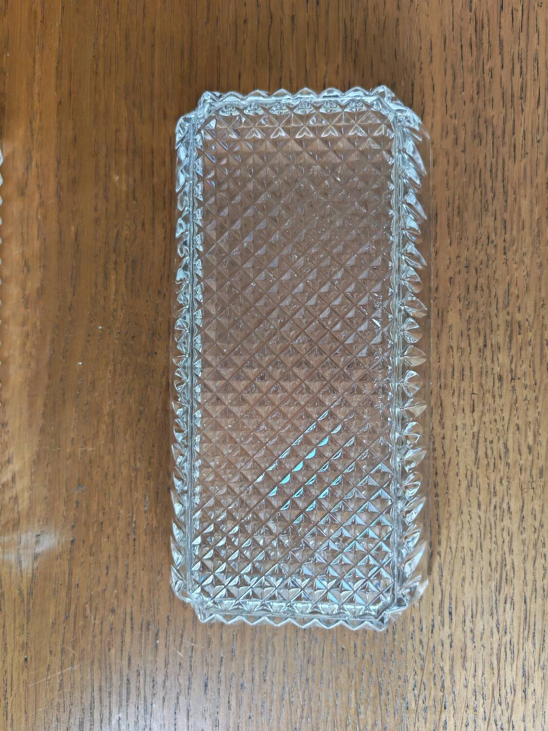 Ensemble de 4 raviers vintage en verre transparent
