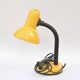 Small yellow metal desk lamp - new in its box - 1990