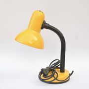 Small yellow metal desk lamp - new in its box - 1990
