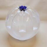 Globe Boule Pour Suspension Ou Lampe Lampadaire Vintage Mazzega Italie 1970 30cm