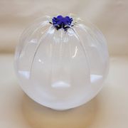Globe Ball For Pendant Or Floor Lamp Vintage Mazzega Italy 1970 30cm