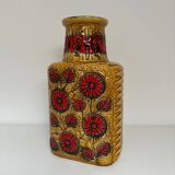 Large German ceramic vase 1970, vintage