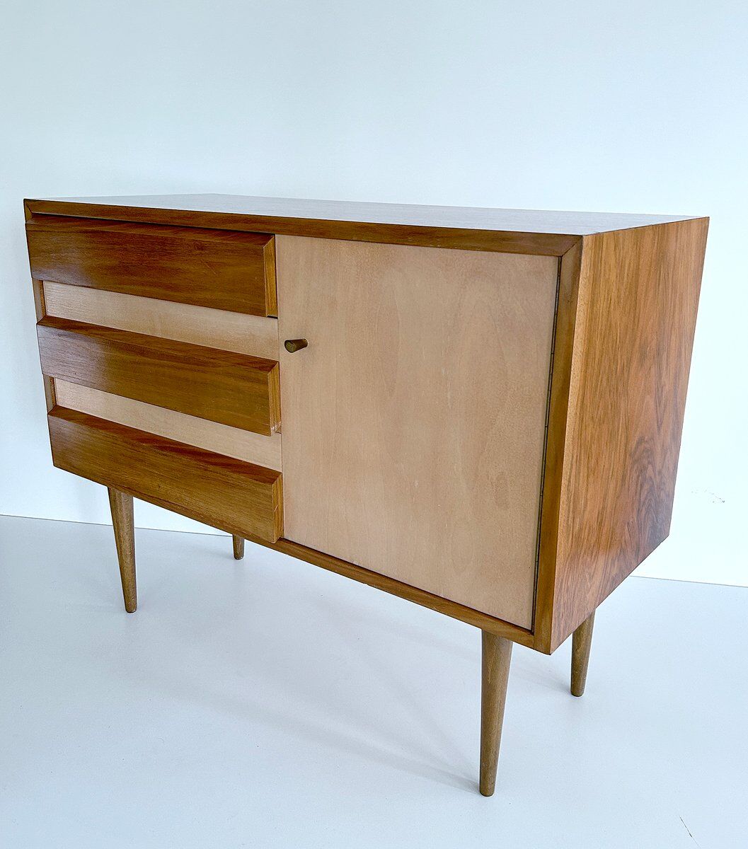 Buffet scandinave vintage en bois, années 1960