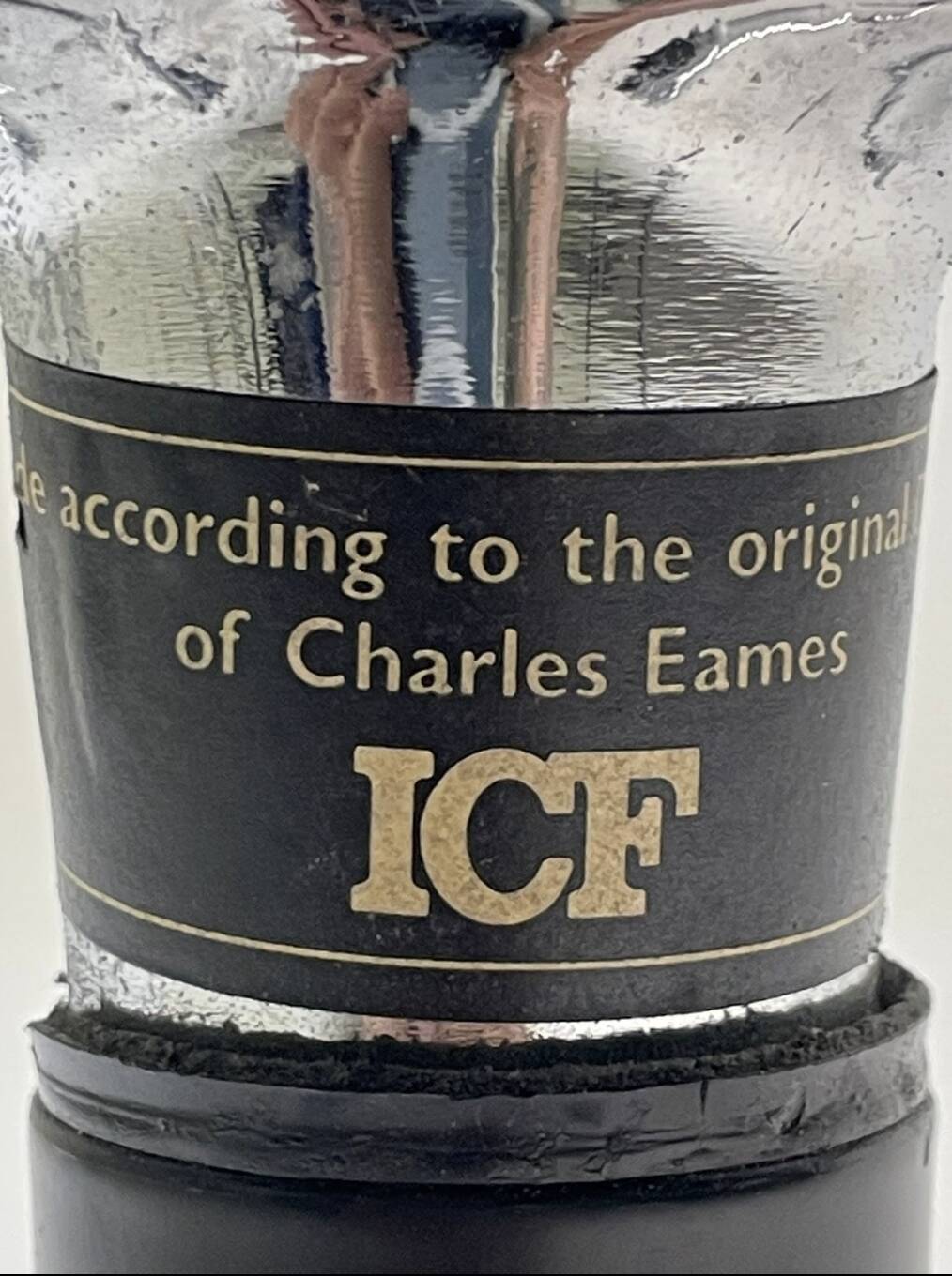 Blue fabric office chair, ICF - Charles Eames, Ray Eames - EA108 aluminum group