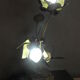 Vintage flower lamp