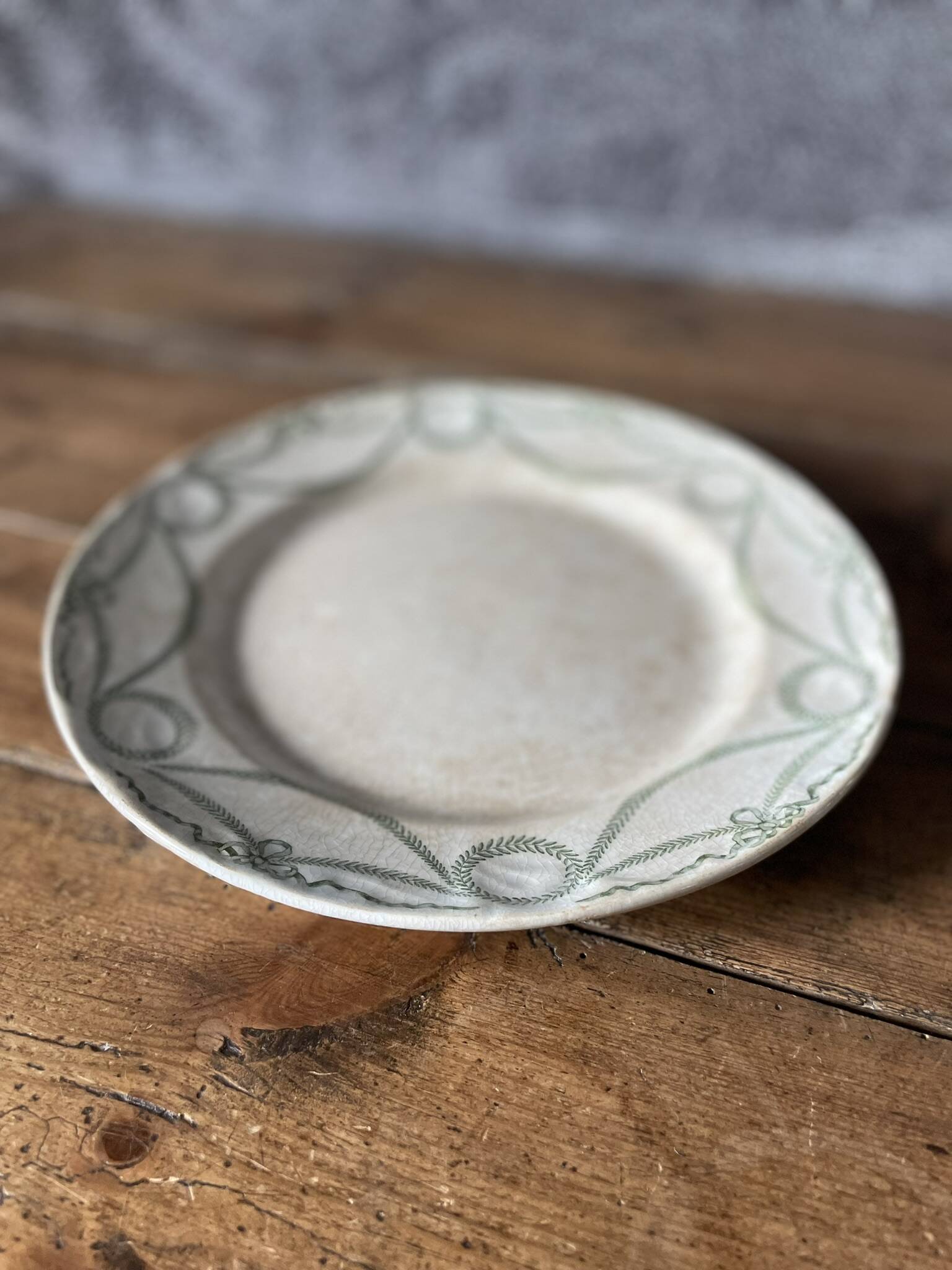 Old Creil and Montereau dish