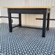 Table de ferme pieds carrés