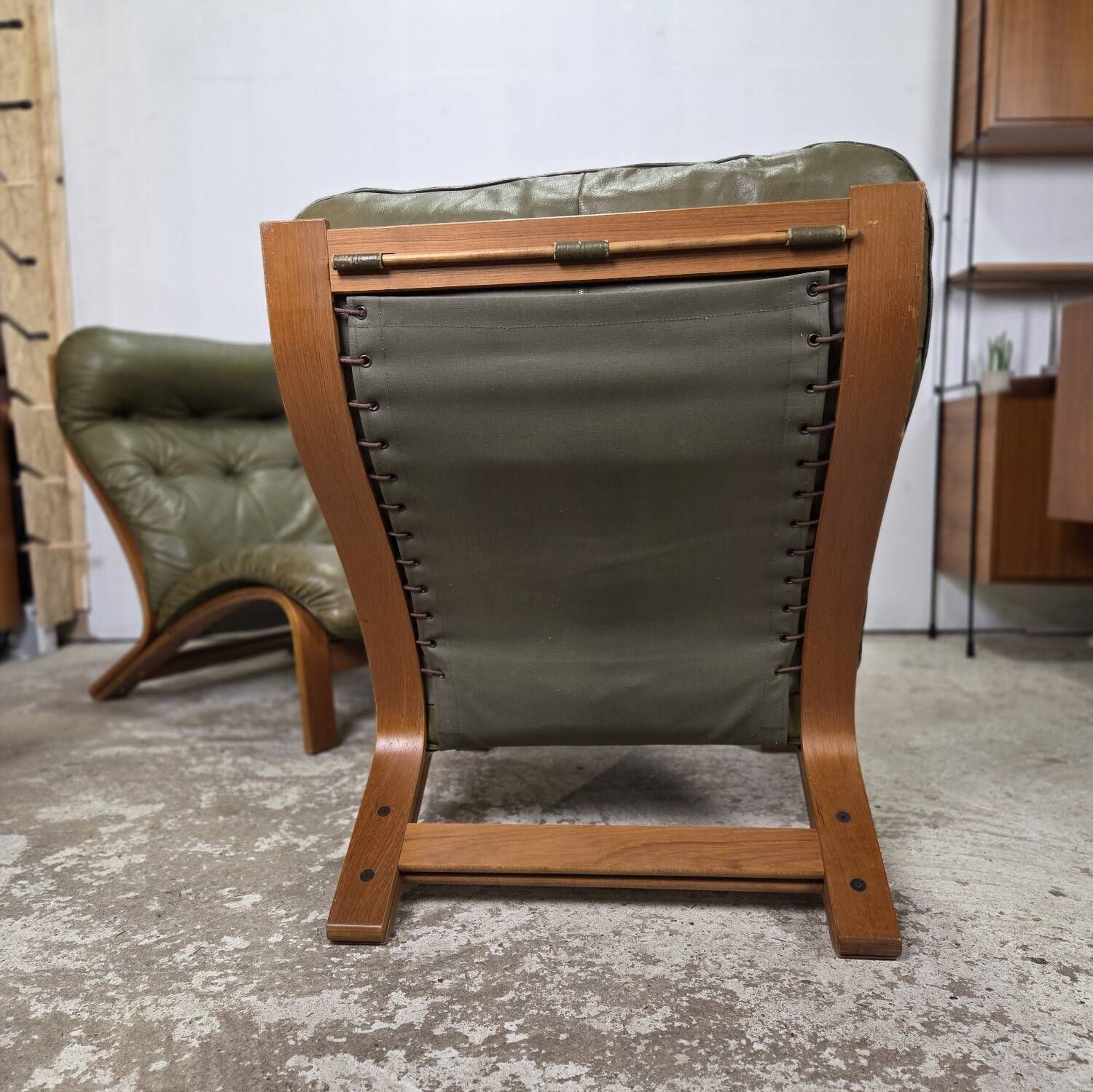 2x Rybo Rykken Ry-Wing chair vintage 1960s Scandinavian