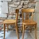 Pair of Baumann bistro chairs