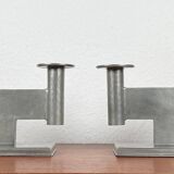 Minimalist chandelier model 551 in German tin by Karl Raichle for Meersburg, 1930s, set of 2.