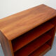 1960s bookcase with green back panel