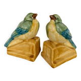 Ceramic Bird Bookends