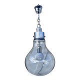70s design smoked glass chandelier