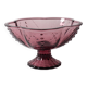 Coupe à fruits en verre pressé améthyste Yngaren par Sara Fager, Suède années 2000