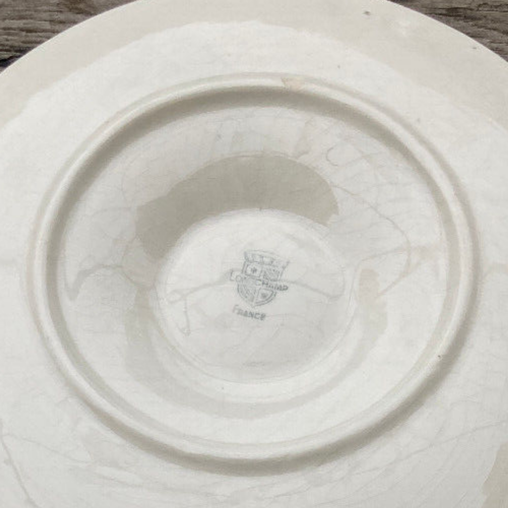 Service 6 shellfish plates - Longchamp Blanches slip