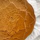 Round earthenware dish with vine leaves, Gien creation, Primefleur vintage