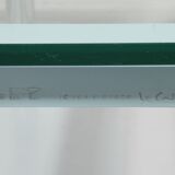 Cassina LC-10 coffee table by Le Corbusier – rare light blue glass edition