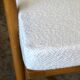Fauteuil Stella vintage tissus bouclette