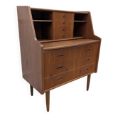 Vintage Danish teak secretary, 1960s.