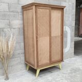 Armoire vintage pieds compas