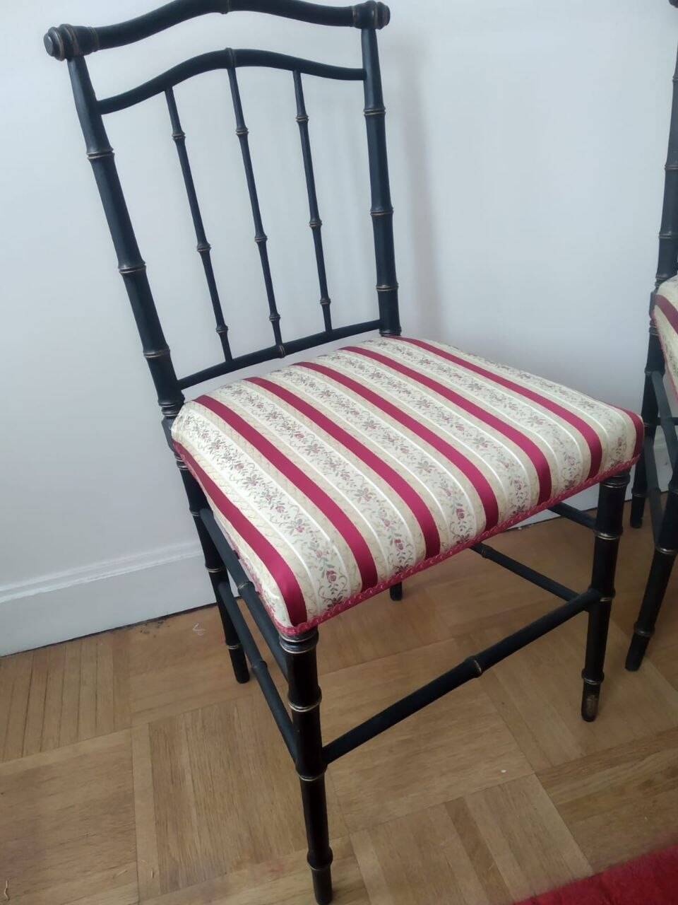 Two Napoleon III chairs (19th century)