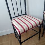 Two Napoleon III chairs (19th century)