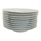 Deep porcelain plates