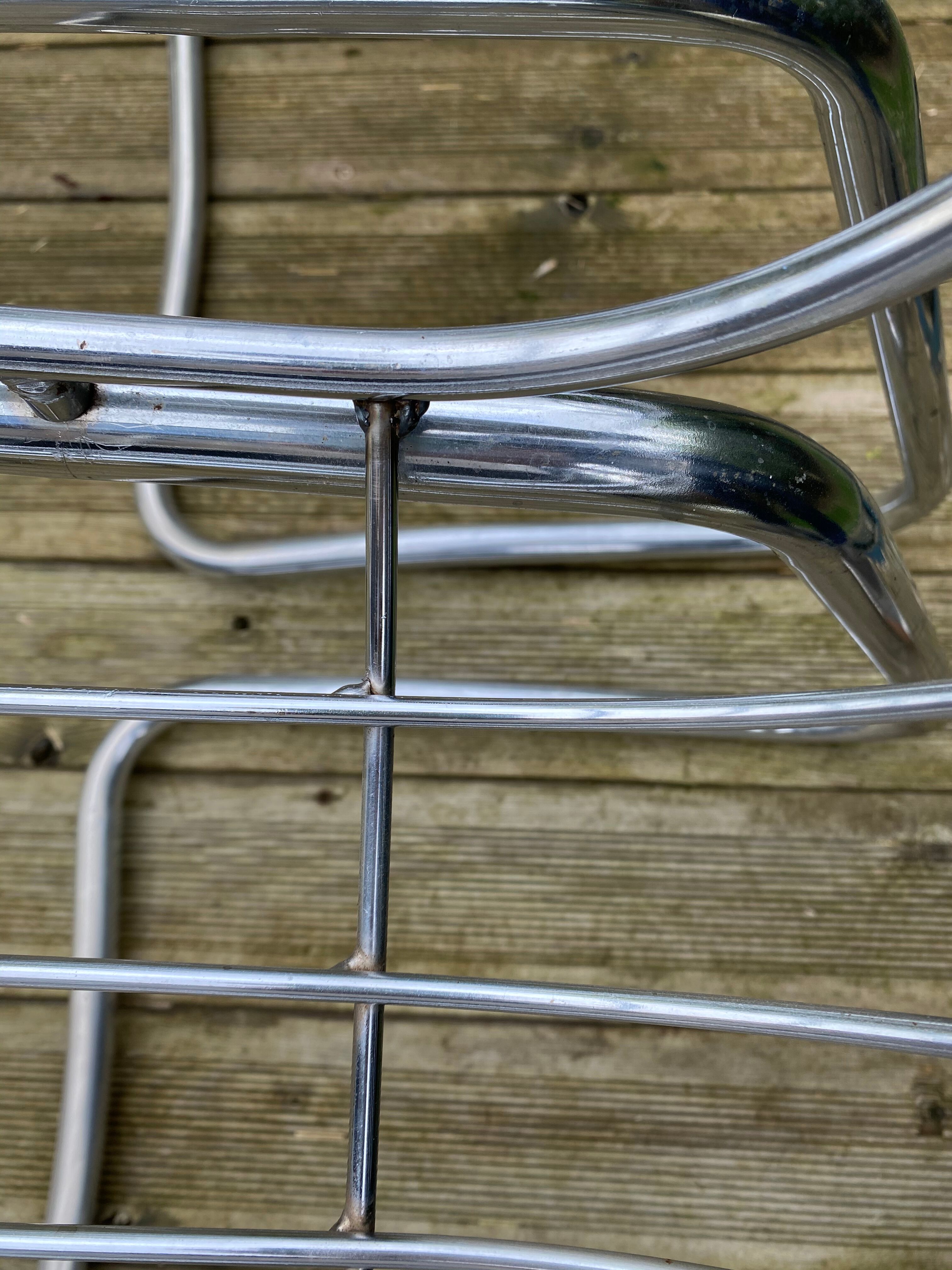 6 Gastone Rinaldi chrome chairs from the 70s