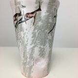 Vase céramique décor pariétal, années 50 signée yurtsua