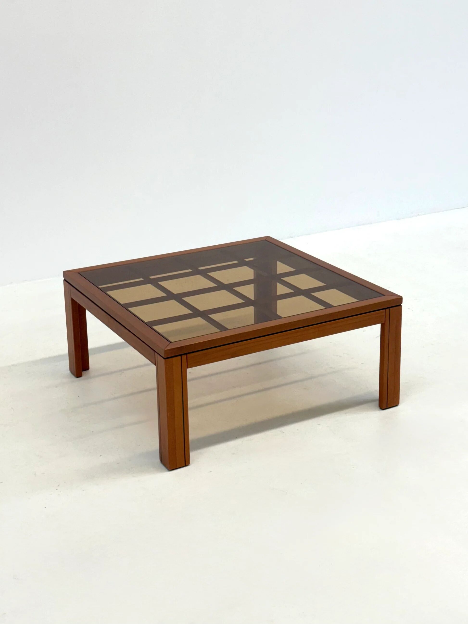 Brutalist Italian coffee table by Caccia alla Volpe for Linea Arredo
