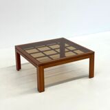 Brutalist Italian coffee table by Caccia alla Volpe for Linea Arredo