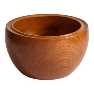 Fruit bowl, Scandinavian salad bowl in teak - 1960s/70s