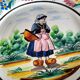 Breton plates, couple traditional outfit