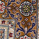 Vintage turkish silk carpet 92x157 cm